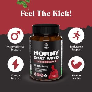 Horny Goat Weed for Men – Extra Strength Male Supplement